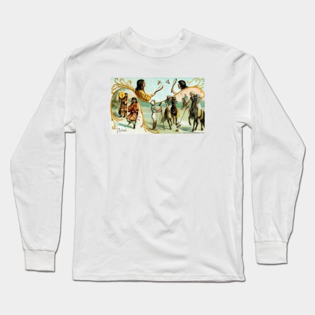 19th C. Tibet Long Sleeve T-Shirt by historicimage